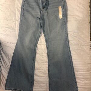 Women's Light Blue Flared Jeans